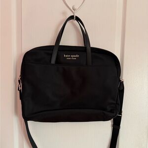 Kate Spade Black Women’s Laptop Bag with Crossbody Strap (Sam Universal)